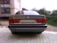 BMW 5 séria E34 1988–1995 Nerezová lišta hrany kufra fotografia 1