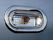 Volkswagen Caddy 2004–2010 Chrómové kryty smeroviek Carmos (2 ks) fotografia 1