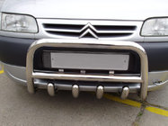 Peugeot Partner 1996–2008 Predný ochranný rám QT006 (nerez) 60 mm fotografia 1