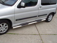 Citroen Berlingo 1996–2008 Bočné trubky (2 ks, nerez) fotografia 1