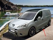 Citroen Berlingo 2008–2018 Bočné trubky (2 ks, nerez) 70 mm, s plastovými nášľapmi fotografia 1