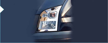 Ford Transit 2000–2014 Chrómové kryty predných svetlometov Omsa (ABS) fotografia 1