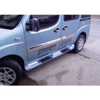 Bočné prahy typ Sorento (na lakovanie) Fiat Doblo I 2005–2010 fotografia 3