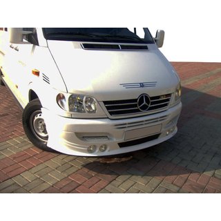 Lišta predného nárazníka pre 4 svetlá (CDI, na lakovanie) Mercedes Sprinter W901/902/903/904/905 1995–2006 fotografia 2