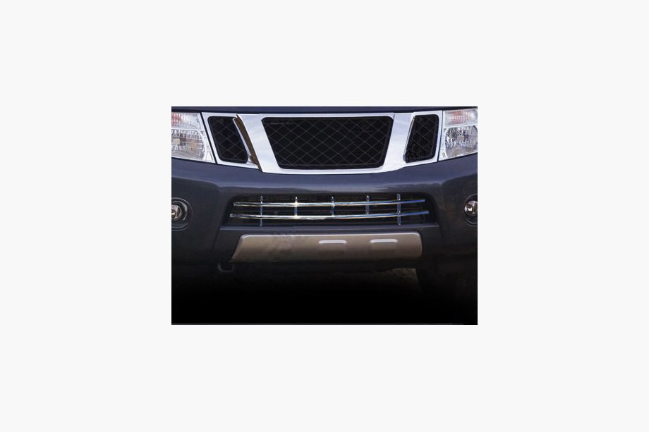 Nissan Pathfinder R51 2005–2014 Mriežka do nárazníka (nerez) Image