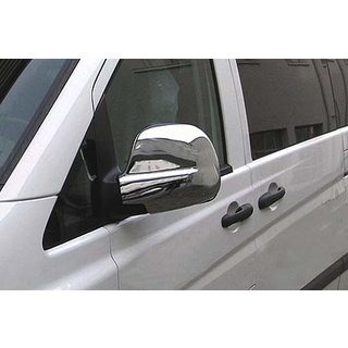 Chrómové kryty zrkadiel VITO 2004-2010 (2 ks) Mercedes Viano 2004–2014 fotografia 3