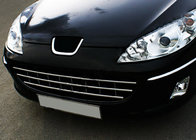 Peugeot 407 2004–2011 Predná mriežka (nerez) fotografia 4