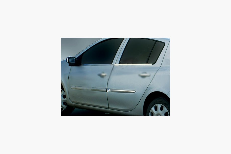 Renault Clio III 2005–2012 Dverné lišty (4 ks, nerez) Image