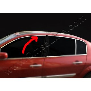 Horné lišty okien (HB, 6 ks, nerez) Renault Megane III 2009–2016 fotografia 2
