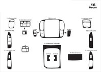 Toyota Land Cruiser 100 1998–2007 Kryty palubnej dosky Hliník fotografia 3