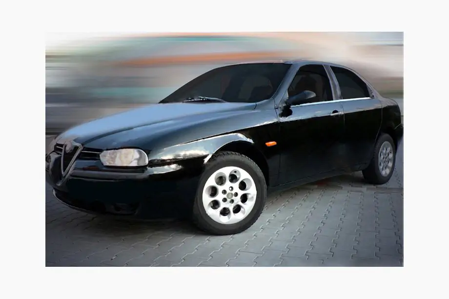 Alfa Romeo 156 1997–2007 Okenné lišty (nerez) Image