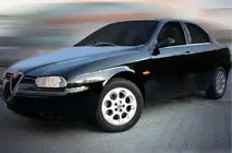 Alfa Romeo 156 1997–2007 Okenné lišty (nerez) fotografia 1