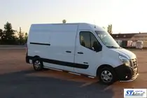 Nissan NV400 2010–2024 Bočné prahové rúrky BB002 (2 ks, nerez) fotografia 7