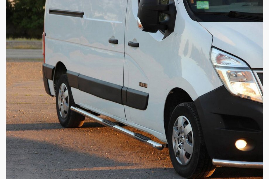 Renault Master 2011–2023 Bočné prahové rúrky BB002 (2 ks, nerez) Image