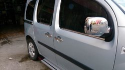 Renault Kangoo 2008–2020 Vonkajšie okenné lišty (4 ks, nerez) 4 ks, Carmos – turecká oceľ fotografia 1