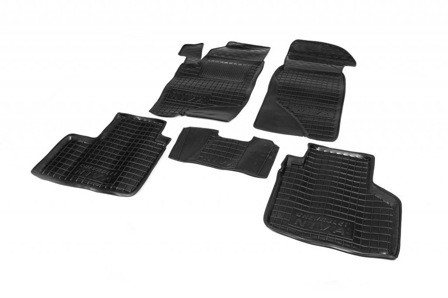 Chevrolet Niva 1998–2020 Gumové autokoberce s vysokým okrajom (Autogumm) Image