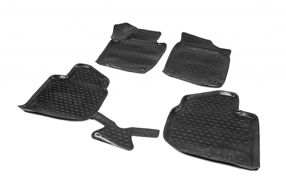 Skoda Rapid 2012–2019 Gumové 3D rohože do interiéru (4 ks, Novline) Image
