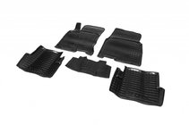 Nissan Qashqai 2010–2014 Gumové autokoberce s vysokým okrajom (Autogumm) fotografia 1