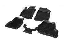 Skoda Octavia II A5 2010–2013 Gumené koberce do interiéru (4 ks, Niken 3D) fotografia 1