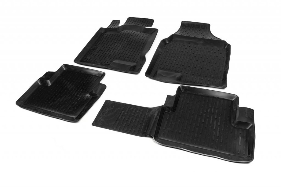 Nissan Qashqai 2007–2010 Gumené koberce do interiéru (4 ks, Niken 3D) Fotografia 1
