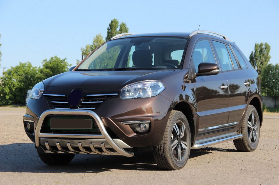 Renault Koleos 2008–2016 Predný ochranný rám WT003 (nerez) Fotografia 1