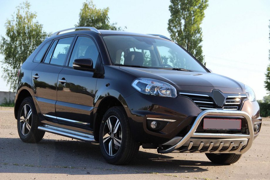 Renault Koleos 2008–2016 Predný ochranný rám WT003 (nerez) Fotografia 3