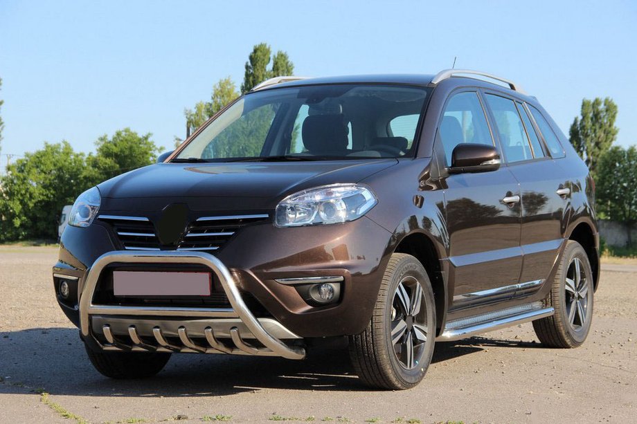 Renault Koleos 2008–2016 Predný ochranný rám WT003 (nerez) Fotografia 6