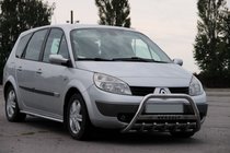 Renault Scenic/Grand 2003–2009 Predný ochranný rám WT004 (nerez) fotografia 3