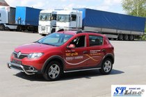 Renault Sandero 2013–2022 Bočné rúrky BB001 (2 ks, nerez) fotografia 7