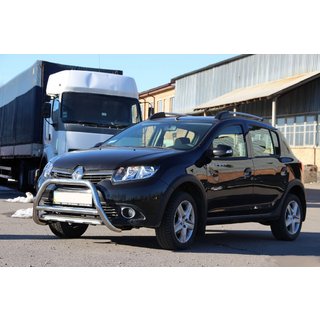Predný ochranný rám WT006 (nerez) Dacia Sandero 2013–2020 fotografia 4