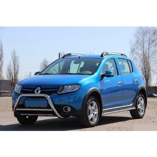 Predný ochranný rám WT006 (nerez) Dacia Sandero 2013–2020 fotografia 1