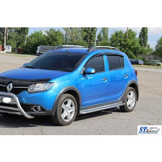 Bočné nášľapy KB001 (nerez) Renault Sandero 2013–2022 fotografia 4