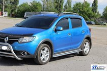 Renault Sandero 2013–2022 Bočné nášľapy KB001 (nerez) 60 mm fotografia 4