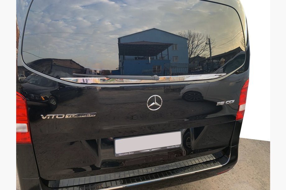 Mercedes Vito/V-trieda W447 2014– Lem zadného skla (malé sklo) nerez Image