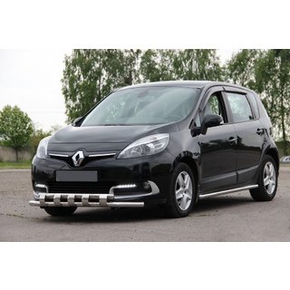 Predný ochranný rám ST015 (nerez) Renault Scenic/Grand 2009–2016 fotografia 1