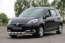 Renault Scenic/Grand 2009–2016 Predný ochranný rám ST015 (nerez) fotografia 1
