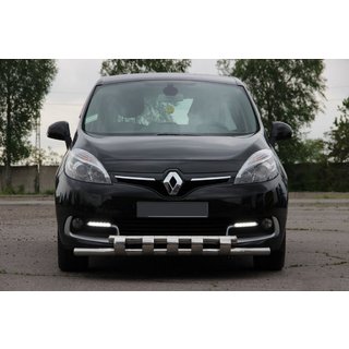 Predný ochranný rám ST015 (nerez) Renault Scenic/Grand 2009–2016 fotografia 2
