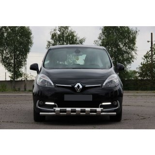 Predný ochranný rám ST015 (nerez) Renault Scenic/Grand 2009–2016 fotografia 3