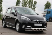 Renault Scenic/Grand 2009–2016 Predný ochranný rám ST015 (nerez) fotografia 4