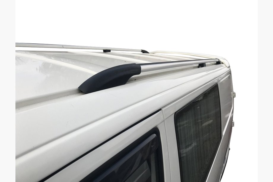 Volkswagen T4 Transporter 1990–2003 Chrómové strešné lyžiny DORA (kovové uchytenie) Image