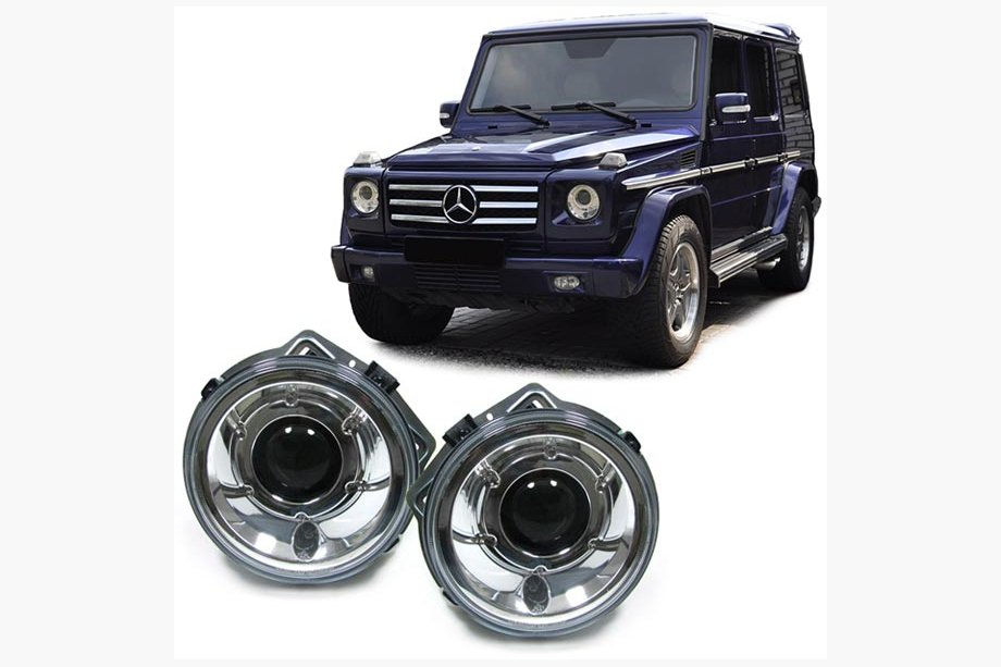 Mercedes G class W463 1990–2018 Predné svetlomety (malý typ, 1989-2006) Image