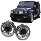 Mercedes G class W463 1990–2018 Predné svetlomety (malý typ, 1989-2006) fotografia 1