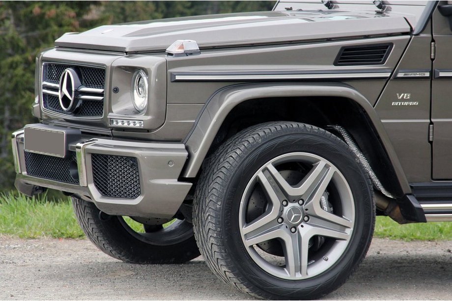 Mercedes G class W463 1990–2018 Rozširovacie lemy blatníkov pre AMG (4 ks, ABS) Fotografia 1