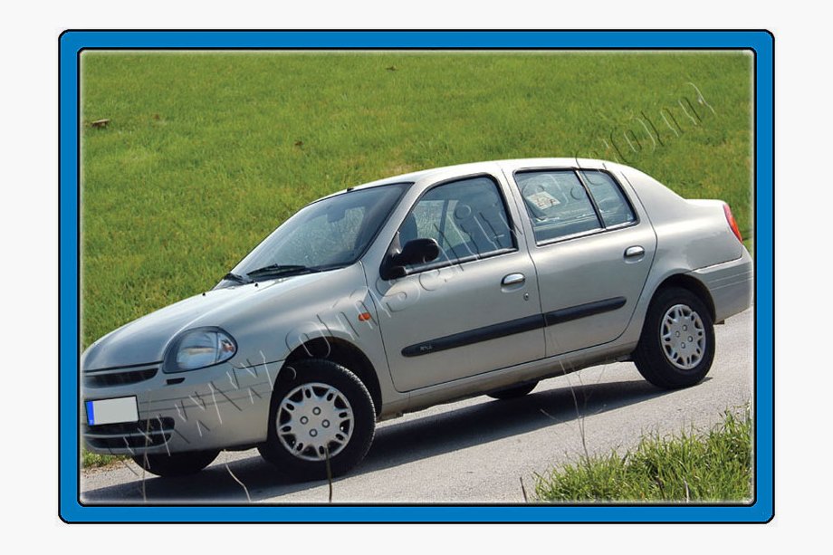 Renault Symbol 1999–2008 Nerezové kryty kľučiek dverí 2 ks, OmsaLine – talianska nehrdzavejuca ocel Fotografia 6