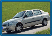 Renault Clio II 1998–2005 Nerezové kryty kľučiek dverí fotografia 2