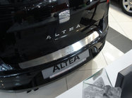 Seat Altea 2004–2015 Nerezová lišta na zadný nárazník Натанико (štandard) fotografia 1