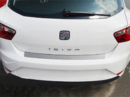 Seat Ibiza 2010–2017 Nerezová lišta na zadný nárazník Nataniko 5-dverový hatchback fotografia 1