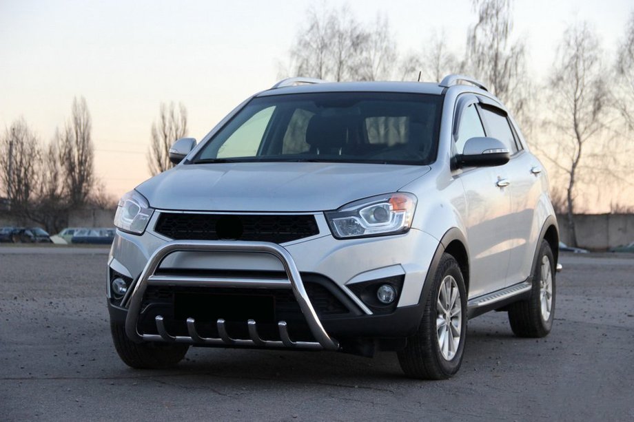 SsangYong Korando 2010–2019 Predný ochranný rám WT003 (nerez) Image
