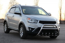 SsangYong Korando 2010–2019 Predný ochranný rám WT003 (nerez) fotografia 3