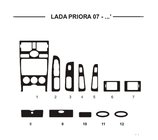 Lada Priora 2007–2018 Kryty palubnej dosky (Hartman) Modrá fotografia 1